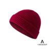 hot selling solid simple knitted cuff beanie - Image 3